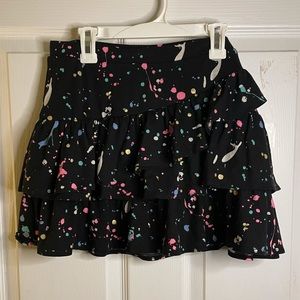 Justice black skirt size 20